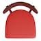 Flash Furniture Red Vinyl Seat Barstool with Walnut Wood Back XU-DG6V6RDV-WAL-GG - alternate 9